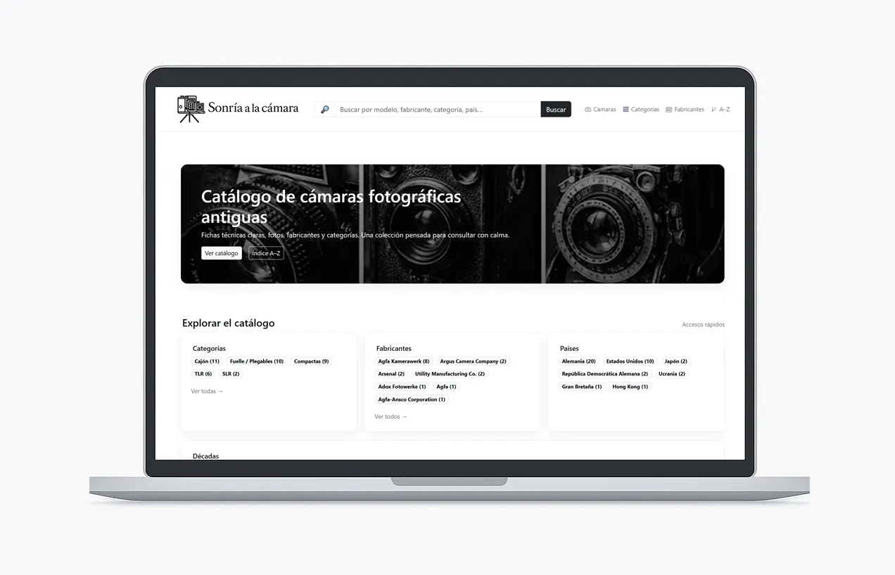 Sonría a la cámara