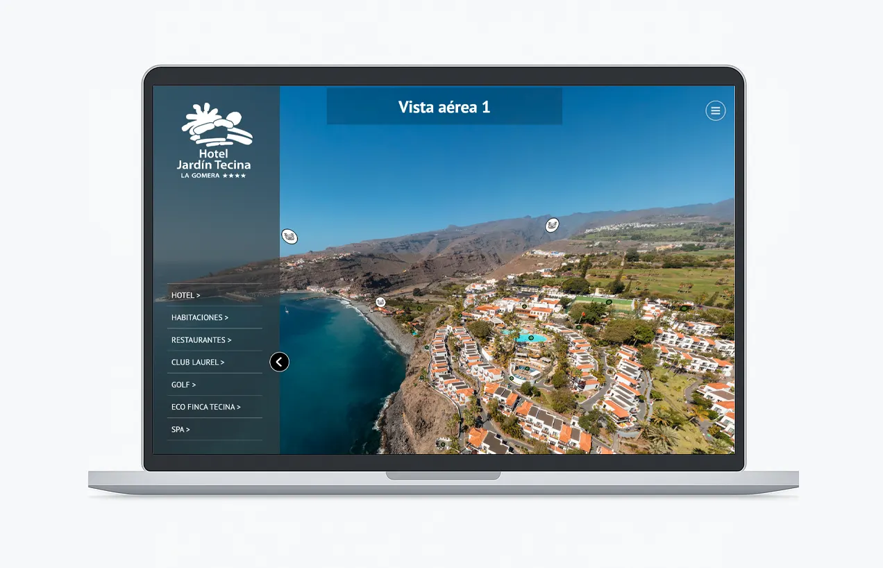 Visita virtual Hotel Jardín Tecina